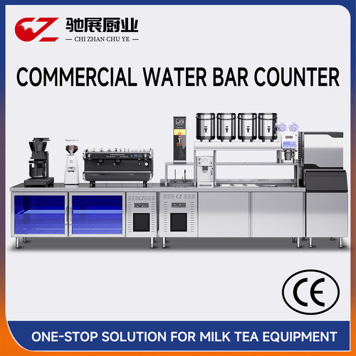 Custom SS Water Bar & Freezer for Beverage, Factory Direct