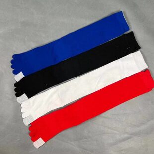 出口码棒球长筒袜五指袜红色 新款 蓝色白色成人日本黑色均