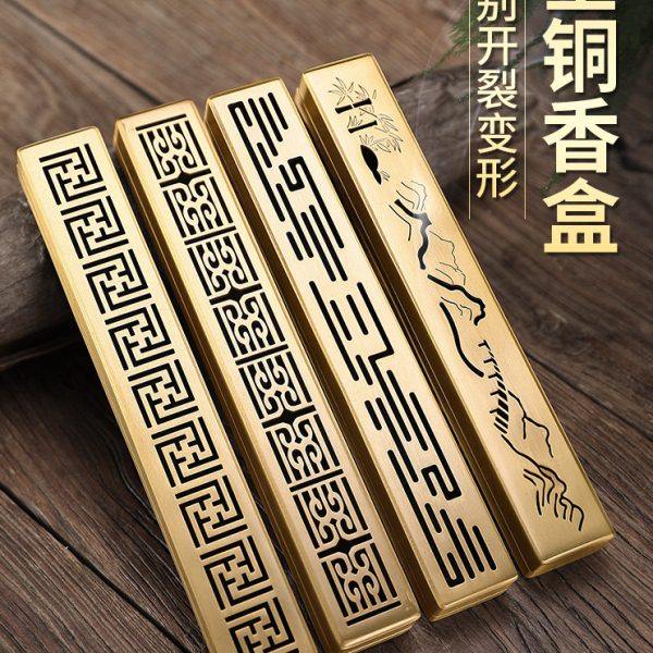 纯铜香炉卧香炉家用室内熏香炉茶道檀香炉线香炉香插香盒点香座,家居饰品,香薰炉,淘宝优惠券,粉丝福利购,淘宝优惠卷