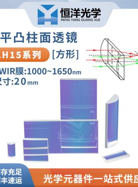 205平m柱9R镜KL光学尺寸01650I0型/n方凸膜GSW面柱-10H110透镜mm-