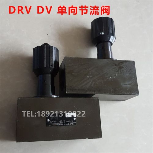 DV6-1-10/2 DV8 DV10 DV12 DV16 HDV20 DV25 DV30 单向节流阀