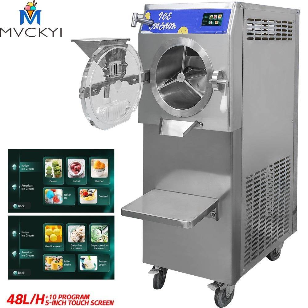 立式全自动硬质冰淇淋机意式gelato商用手工冰激凌球雪糕机