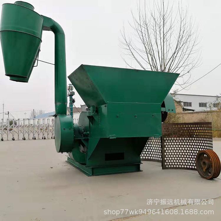 玉米芯花生秧粉碎机自吸式物料切草机50-50养殖场饲料磨面机