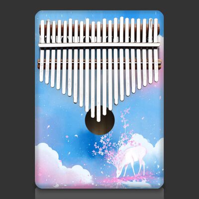 抖音灵音拨卡林巴k小网红空拇指琴彩色礼物21琴al手学生乐器imba