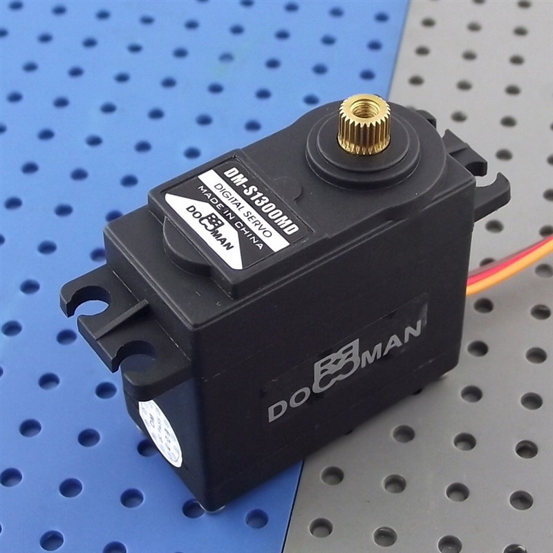 DM-S1300jMD金属齿13kg数码舵机转向油门伺服器扫地机器人舵机