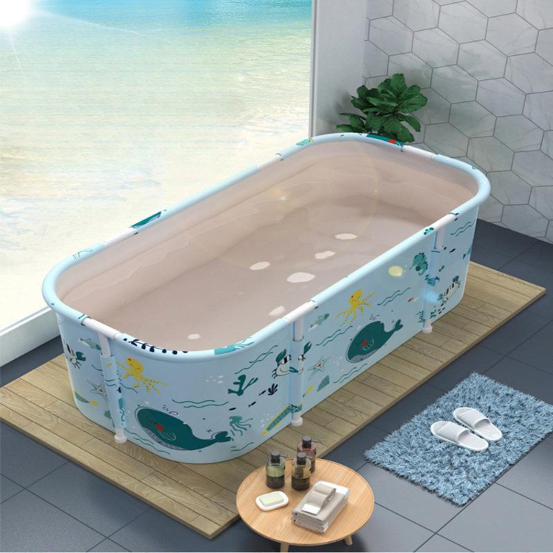 加厚泡澡桶大人折叠浴桶家用全身泡澡神器沐浴桶浴缸盆成人洗澡桶