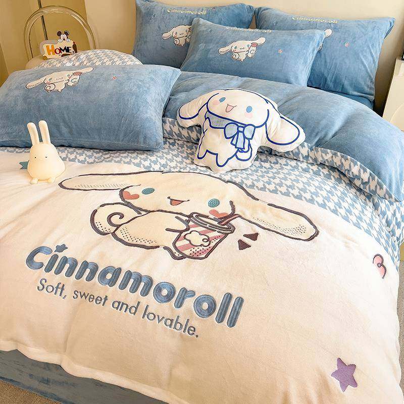 玉桂狗牛奶珊瑚绒床上四件套冬季双面加绒被套法兰绒床单人三件套,自行车/骑行装备/零配件,更多零件/配件,淘宝优惠券,粉丝福利购,淘宝优惠卷