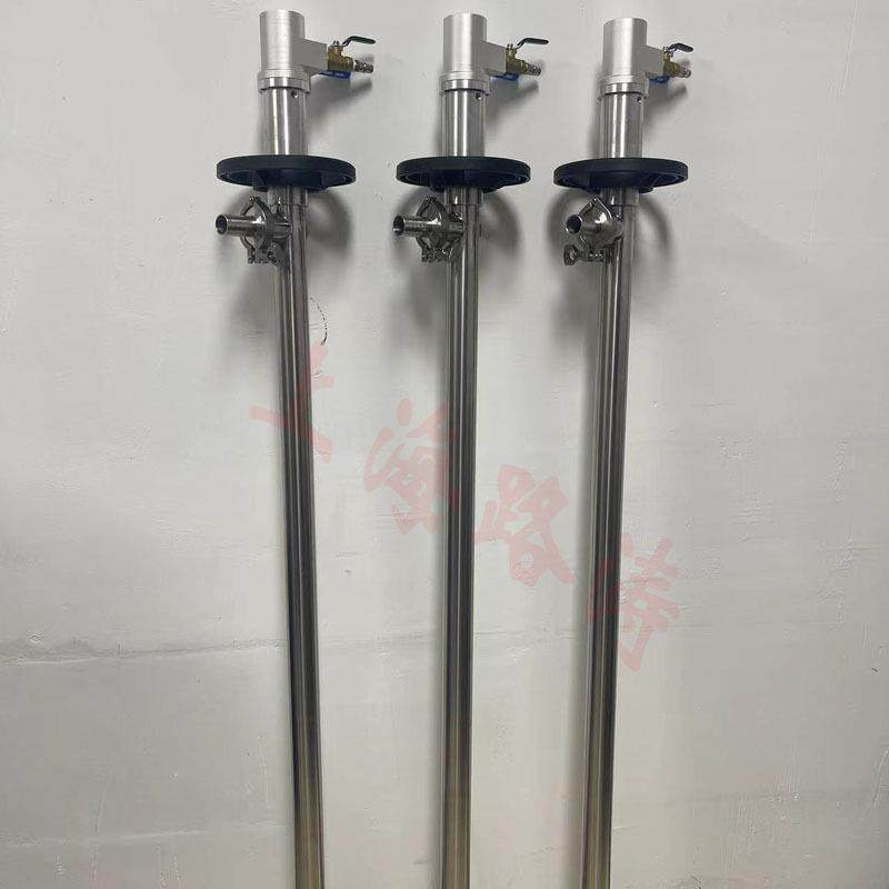 HP-A1/A2+SS316-1000/700气动油桶泵不锈钢化工插桶泵手提抽液泵