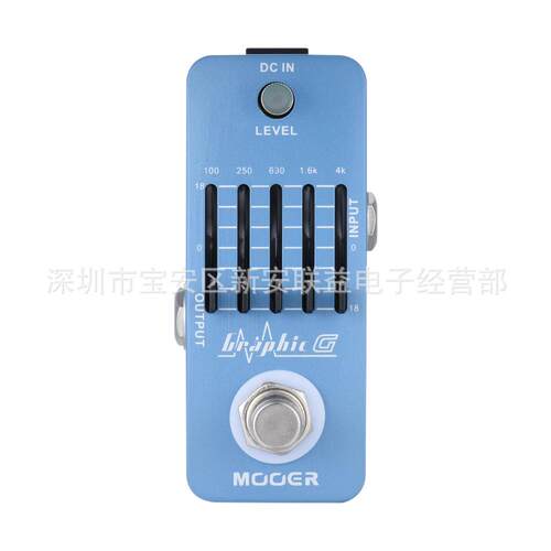 魔耳MooerGraphicG5段均衡电吉他单块效果器MEQ1均衡效果器