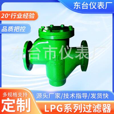 东台仪表供应LPG系列Y型U型过滤器液体管道过滤法兰过滤器