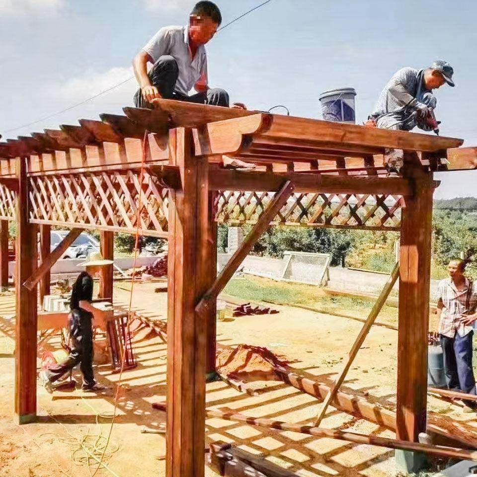 户外碳化防腐木葡萄架木方爬藤花架长廊可定简易车棚凉亭庭院露T&,纺织面料/辅料/配套,纺织机械配件,淘宝优惠券,粉丝福利购,淘宝优惠卷