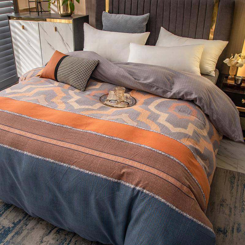 水洗棉磨毛单件被套200x230被单人学生宿舍床单被罩150x200非全棉