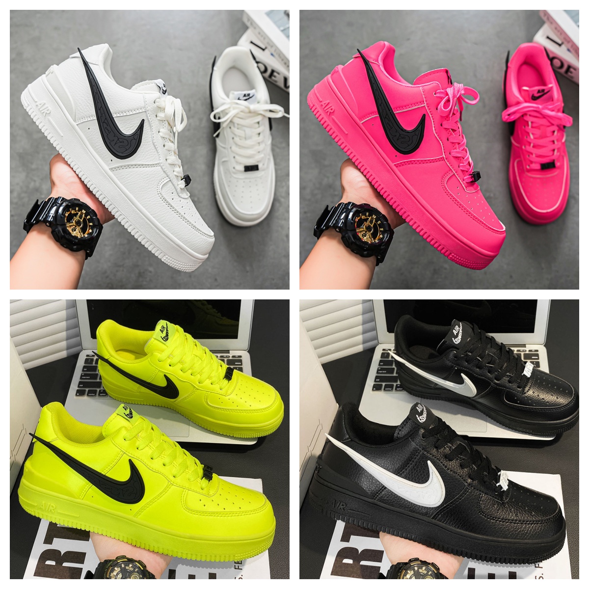 AF1空军一号飞机正品莆田男鞋低帮板鞋冬季aj女鞋dunk运动休闲鞋