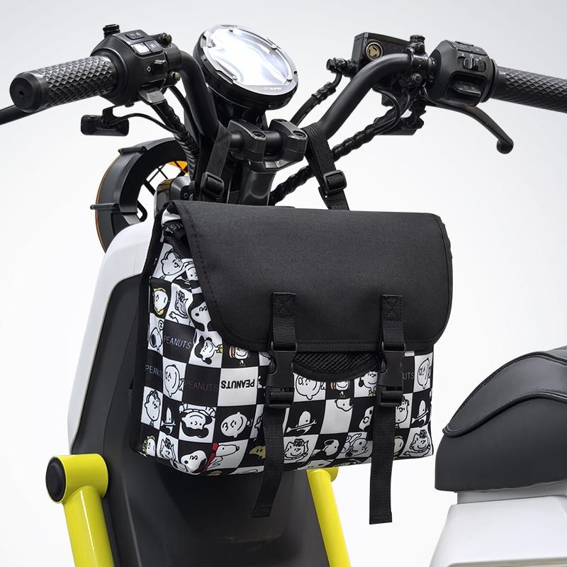 电动车挂包前置侧边n电动车踏板车通用挂包电动车坐下收纳包防泼