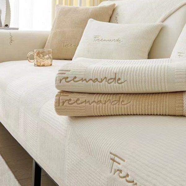 冬季牛奶绒沙发垫防滑加厚冬款毛绒坐垫子简约现代沙发套罩盖布巾,居家布艺,沙发垫,淘宝优惠券,粉丝福利购,淘宝优惠卷