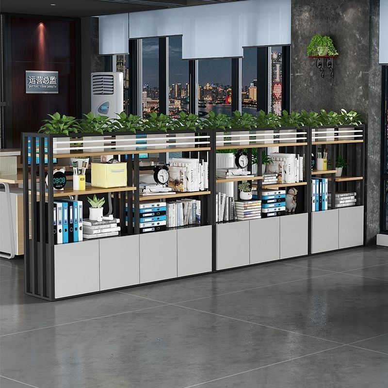 栏屏风隔断柜架置物架绿植花槽墙书柜餐厅铁艺玄关围W栅办公室餐