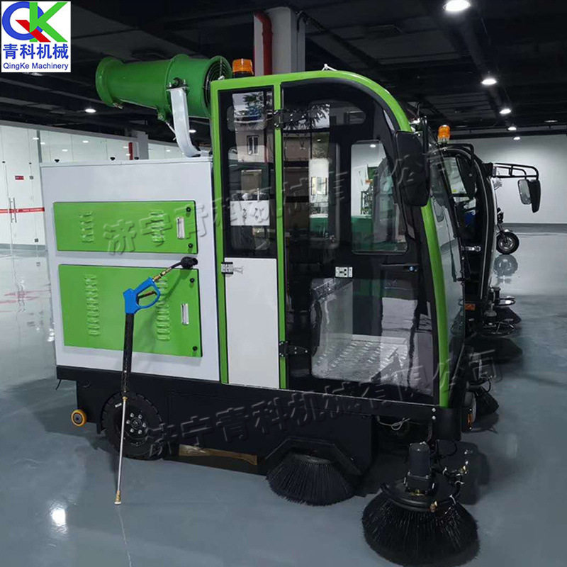 全封闭座驾扫地机 电动机场公园清扫机 小区地面自动清洁一体机