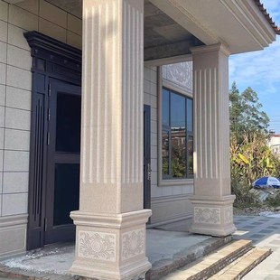 罗马柱瓷砖柱子瓷砖乡村外墙砖仿大理石家K用门头别墅门柱大门柱