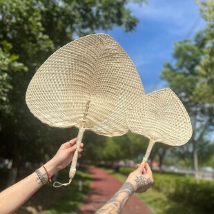 超大号蒲扇老式 大扇子驱蚊芭蕉扇老人葵扇手工扇夏 纯手工编织夏季