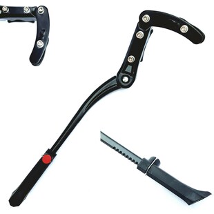 自行车脚撑停车架 边支撑山地车侧支撑梯29寸脚撑020B型 可调后支