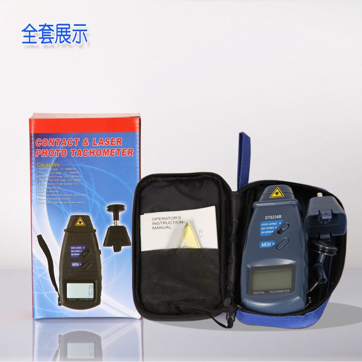 包邮二合一转速表DT6236B光电接非触转速计 漳州威华 存500组数据
