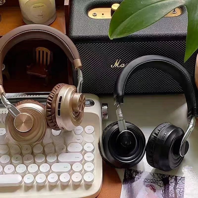 VJ083复古私模无线耳机头戴式蓝牙音乐插卡手机通用无线耳机网红,影音电器,普通头戴耳机,淘宝优惠券,粉丝福利购,淘宝优惠卷