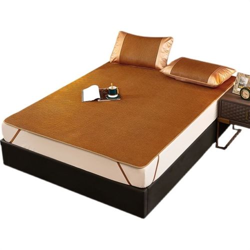 双面藤席新款凉席席子夏季家用宿舍草席冬夏两用水洗单人折叠裸睡