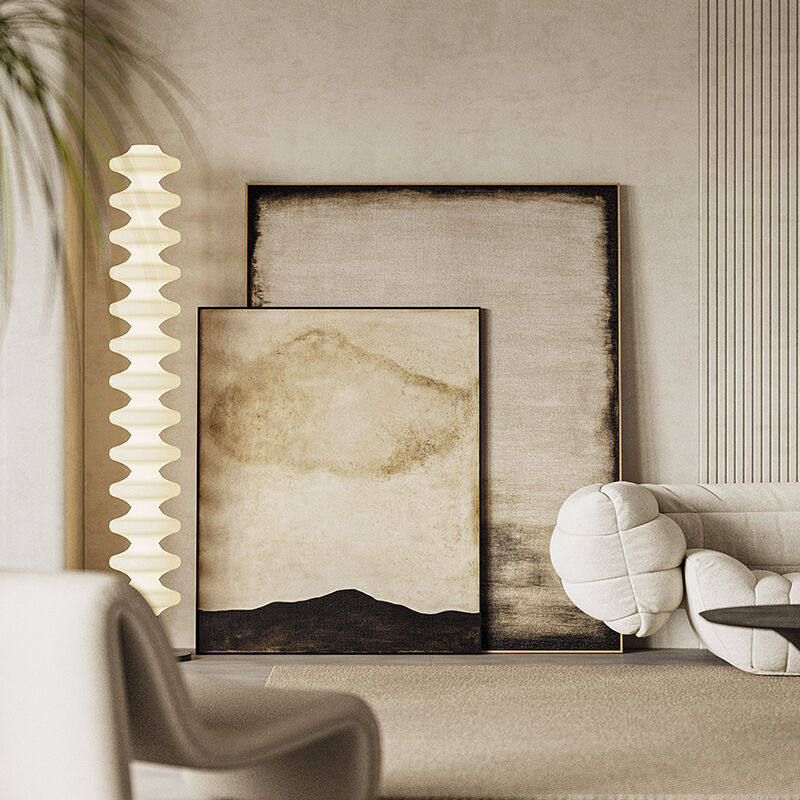 侘寂风客厅装饰画现代极简沙发背景墙壁挂画落地画赤贫风玄关壁画,家居饰品,现代装饰画,淘宝优惠券,粉丝福利购,淘宝优惠卷
