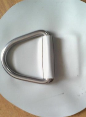 现货销售橡皮艇冲锋舟钓鱼船充气艇配件不锈钢316D型环把手绳扣