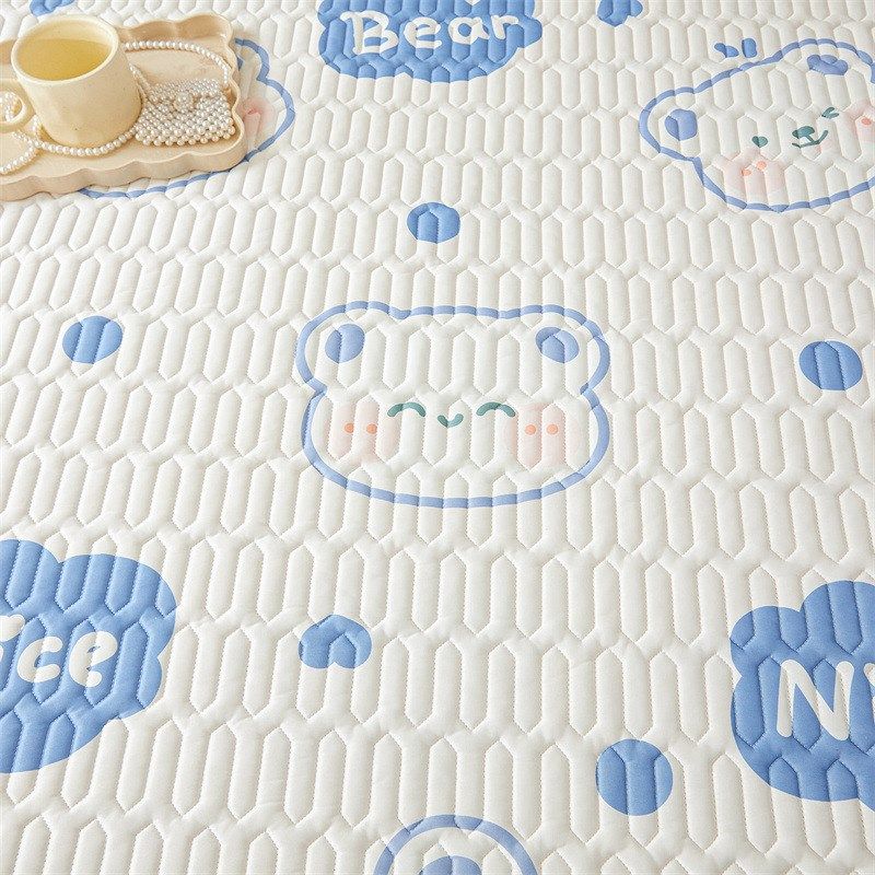 A类母婴级凉感乳胶床笠小清新印花乳胶床罩可水洗折叠宿舍空调席,床上用品,乳胶席,淘宝优惠券,粉丝福利购,淘宝优惠卷