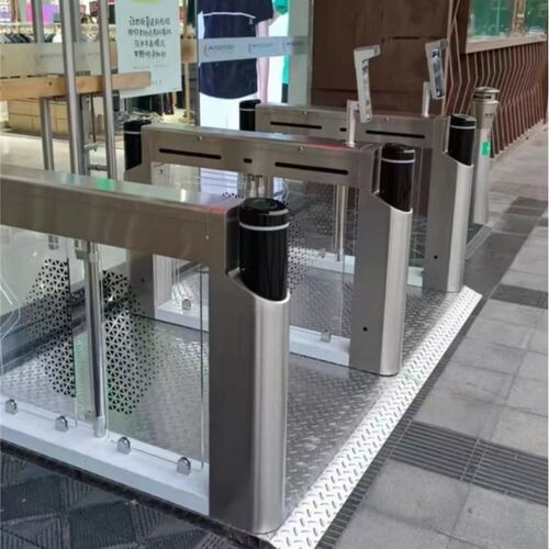 *定制免开槽固定人行通道手动电动可移动闸机道闸机底座地台不挡