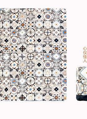 超声波地垫300270门前垫防潮垫底布野餐垫色织地垫花砖地垫