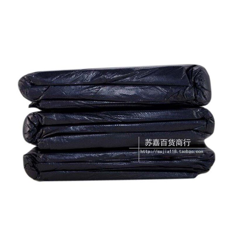环卫加厚黑色大垃圾袋120X130/50只平口袋240L大码物业酒店特大号