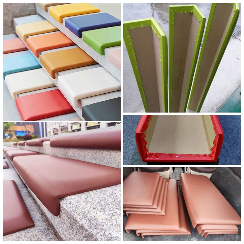 防撞软包L型U形座垫靠背t圆柱子墙面墙围宣泄室篮球场幼儿园体适