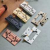 槽不锈钢铰链子母合页加厚固特免轴承静音合叶4寸木门房门开