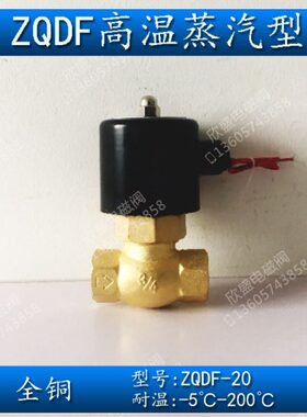 蒸汽N6分式活塞电磁阀量Z 220证先导 耐高温 F-20保 V质DDQ锅炉20