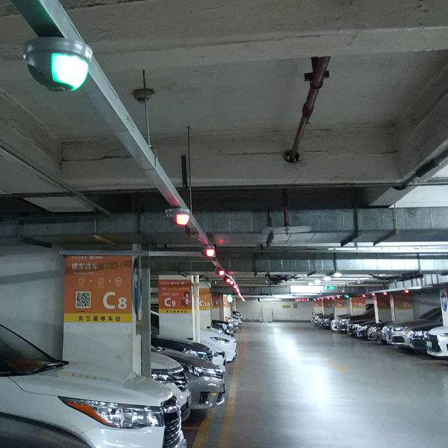 车位引导探测器智能停车引导系统超声波感应车场