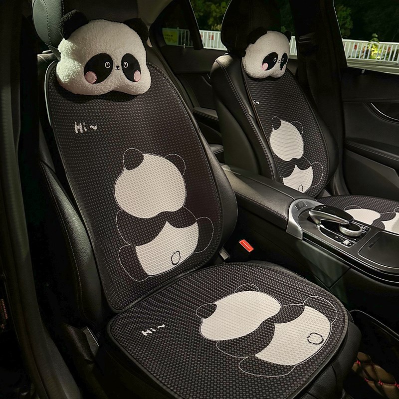 汽车坐垫可爱e卡通车内座套女士四季通用小车座垫冬季小蛮腰座椅