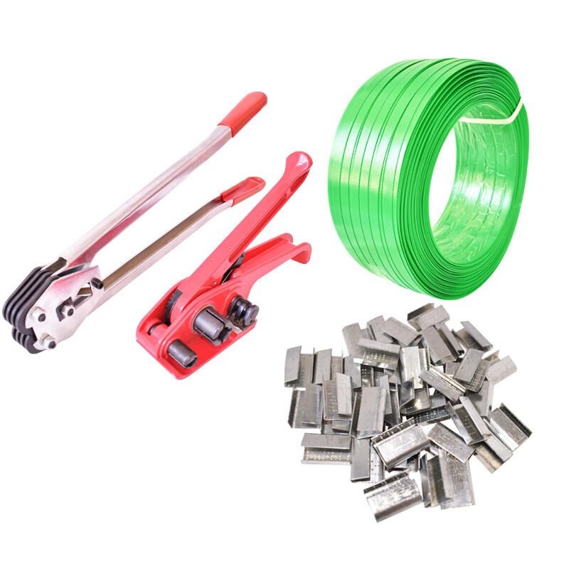 伏兴 FX654 1608型塑钢打包带打包机套装(打包带10kg+Y打包机1套+