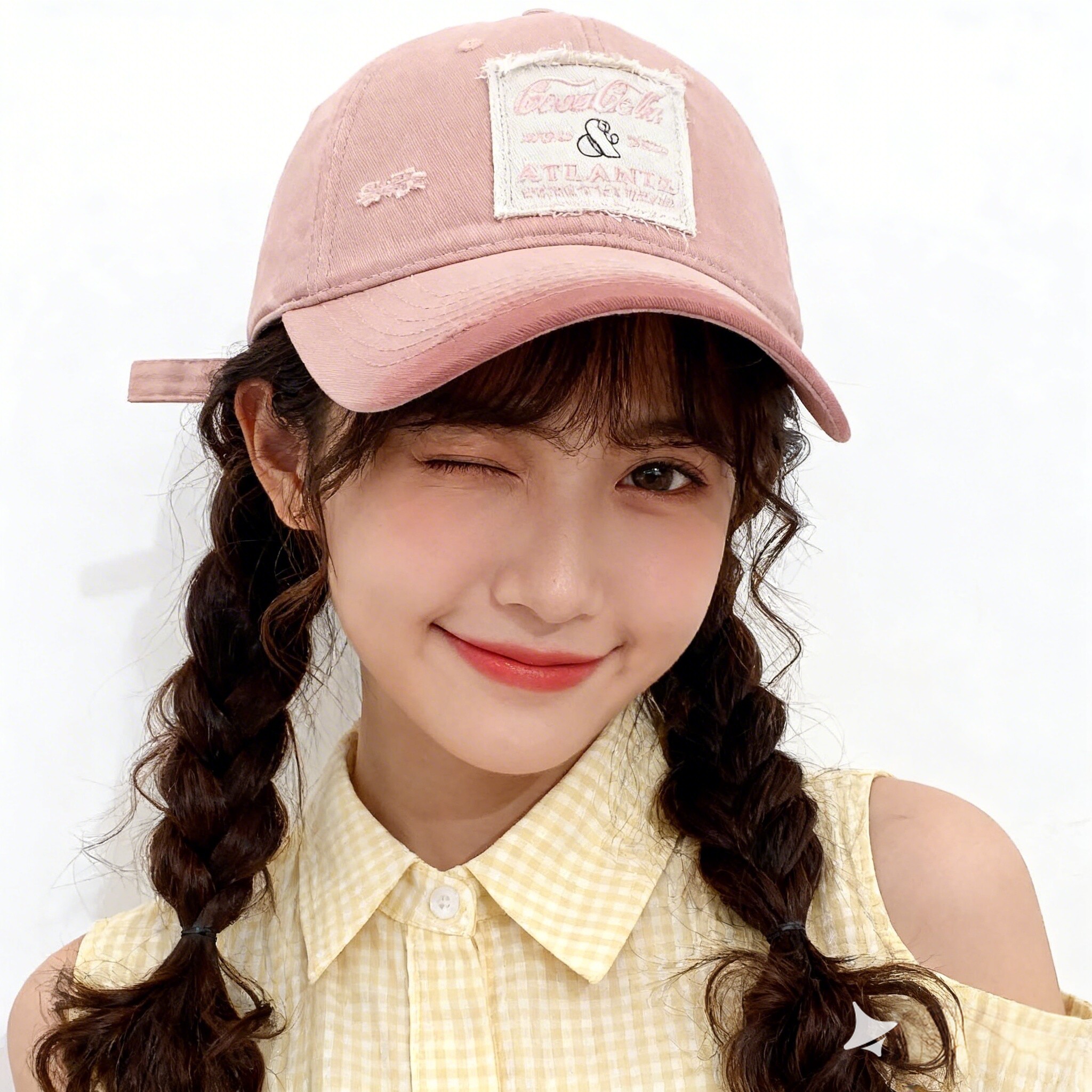 2026春夏季新款字母贴布棒球帽男女百搭弯檐鸭舌帽渐变色遮阳帽子