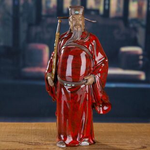 装饰品家居饰品书房吔 电视柜博古架中式包拯青天包公包美陶瓷