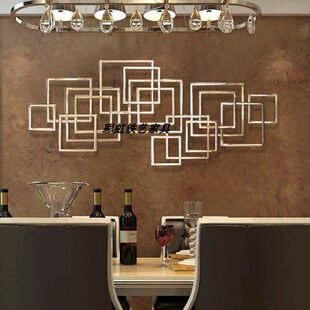 创意沙发壁挂金属品壁饰欧式铁艺背景墙装饰客厅墙面装饰轻奢荷叶