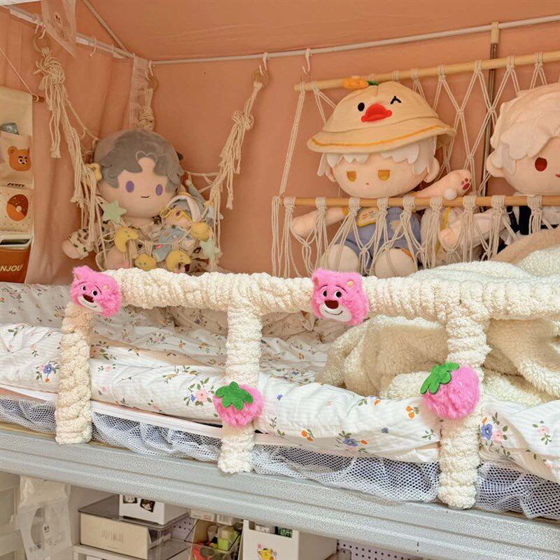 宿舍上下铺楼梯脚踏垫防磕碰爬z梯子神器栏杆装饰遮丑毛线防撞软