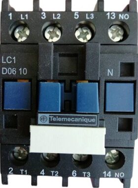 抱闸接触器 Telemecanique LC1-D0610 110V D06...N 4开 电梯封星