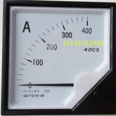 指针直流电流表42C3-400A 500A 600A 750A 800A 75MV 42C3-A