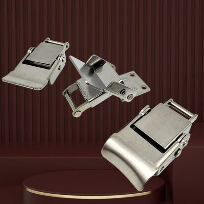 C-1077-B方型搭扣不锈钢板箱扣容器盖锁紧仪器用搭扣锁扣工业箱体