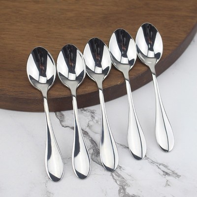 微瑕初德鼎奢迷你勺 盐勺约盛2克盐18/10M不锈钢咖啡勺药粉调味勺