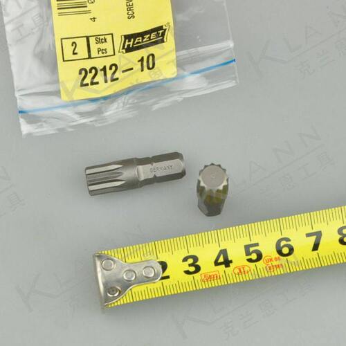 德国HAZET  TORX改锥头 2212-6  2212-8  2212-10 星形改锥头 - 封面