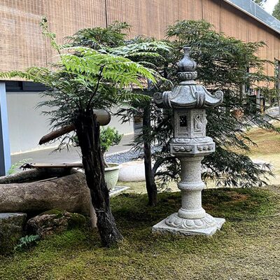 石灯笼日式庭院灯园林景观灯装饰手工石雕户外禅意草坪灯仿古花园