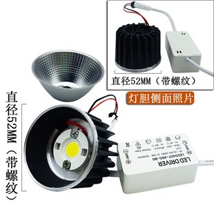 无主灯LED灯胆照明吸顶式内胆斗胆灯客厅格栅灯灯珠明装射灯灯芯